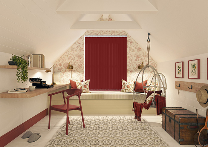 Orion (Blackout), Deep Carmine - Vertical Blind - Image 9